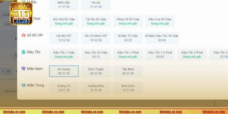 Các thể thức cược siêu tốc hấp dẫn tại HIT CLUB.