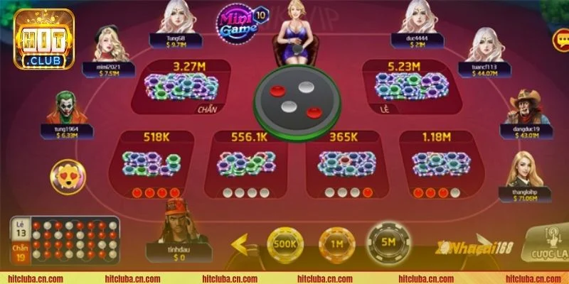 HITCLUB là cổng game có nhiều kèo xóc đĩa đổi thưởng hấp dẫn.