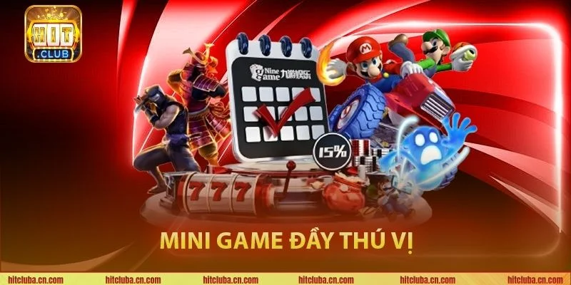 Sân chơi Mini game độc lạ với nhiều lựa chọn.